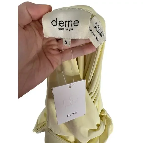 Deme by Gabriella Dahlia Strapless Gown Formal Whimsical Prom Party Size S
